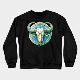 Buffalo skull mandala Crewneck Sweatshirt